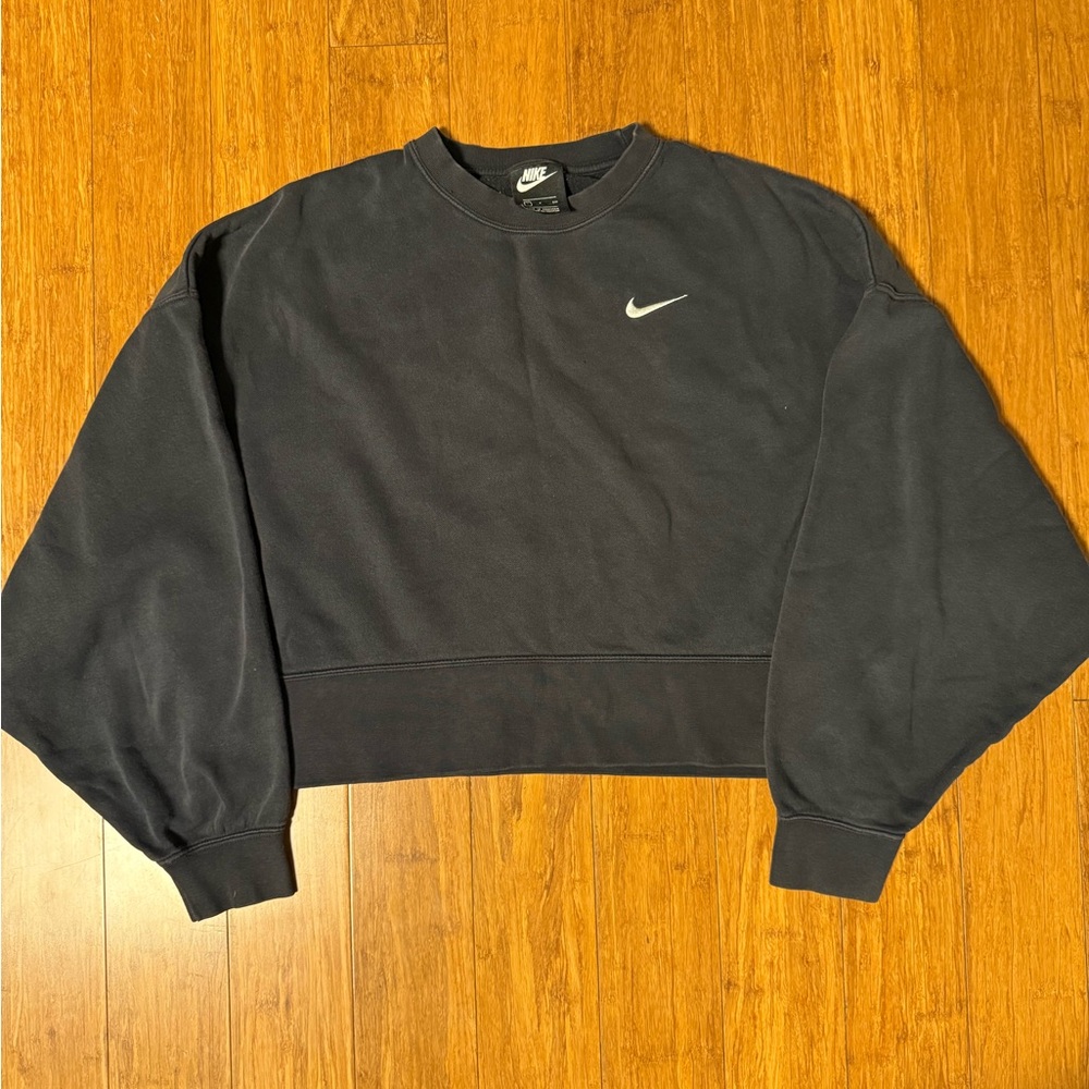 Nike Charcoal Crewneck Top